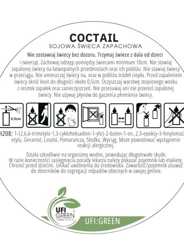 Świeca zapachowa| świeca w szkle| coctail|na prezent| dodatek do domu 4